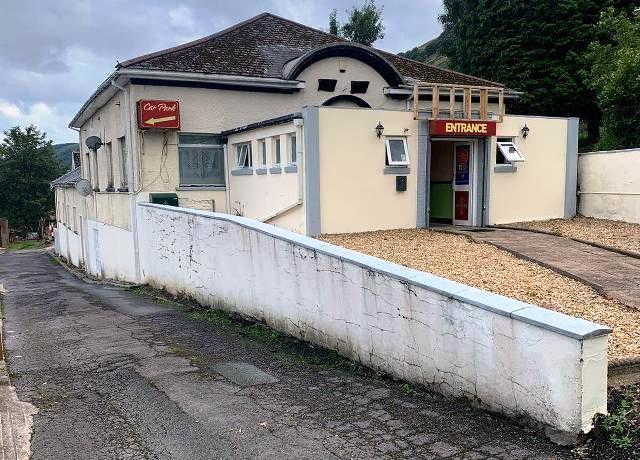 Development Site and Empty Shop in Abertillery For Sale