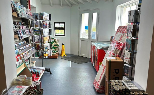 Inside a General Stores in Falmouth