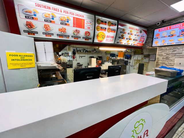 Buy a Rhot Food Takeaway featurning peri peri chicken, grills, burgers and wraps in Middlesex For Sale