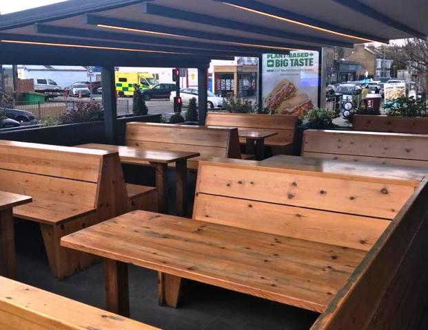 Fish and Chip Shop with Forecourt Seating in South London For Sale