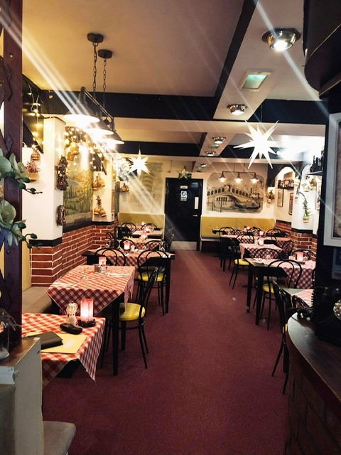 Italian Licensed Restaurant with Court Yard in Wiltshire For Sale for Sale