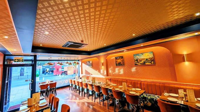 Inside a Fast Food Restaurants in Middlesex