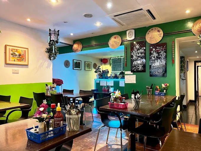 Inside a Fast Food Restaurants in South London