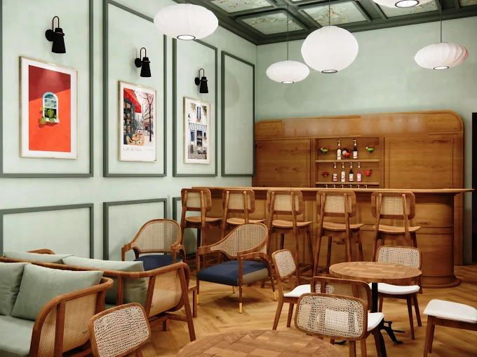 Interior of Cafes in County Durham