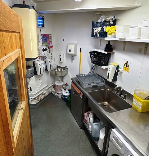 Inside a Fast Food Restaurants in South Wales
