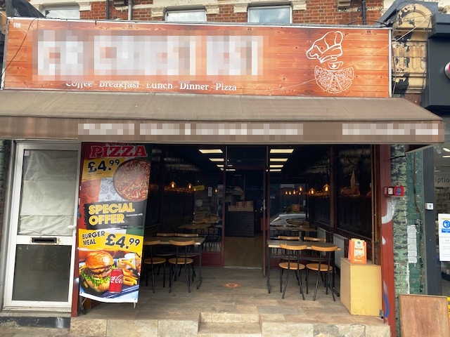 Cafe & Pizza Restaurant in North London For Sale
